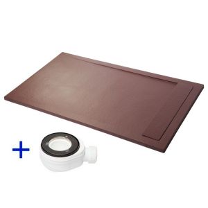 Base de duche de resina 150x70 premium ambiente chocolate ral 8017 70x150