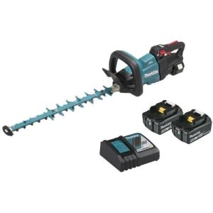 Corta-sebes Makita 18v - 2 baterias bl1850b 5.0ah - 1 carregador rápido dc1