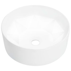 Lavatório 36x14 cm cerâmica branco pt6857