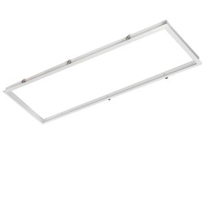 Quadro, armação alumínio painel de LED 120x30cm