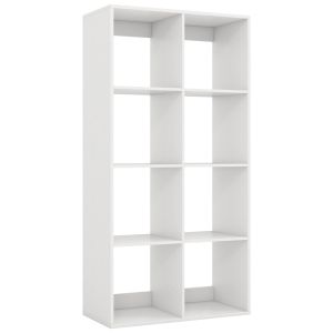 Biblioteca moderna - helloshop26 - 69,5 x 33 x 137 cm - 8 cubos de armazena