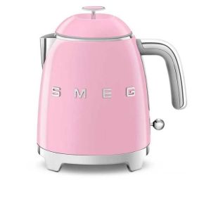 Chaleira elétrica - smeg - klf05pkeu - 0,8l - rosa - interior em aço inoxid