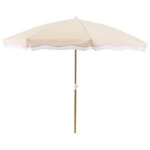 Guarda-sol de jardim 232 cm sestriere creme
