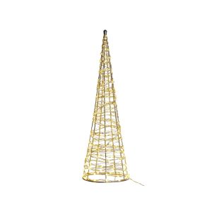 Decoração de exterior LED kotala 57 cm árvore de natal prateado