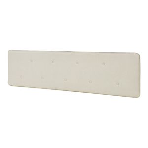 Cabeceira têxtil tokke 140x4x52 cm - bege [en.casa]