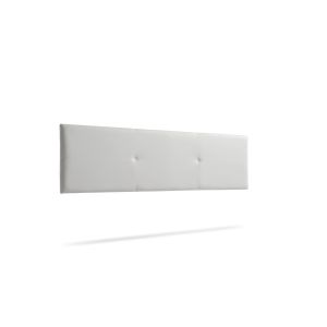 Cabeceira estofada alma pele sintética 115x50x5 cm - moonia