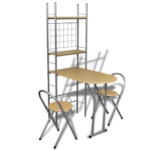 Conjunto de bar, de pequeno-almoço  com 2 cadeiras wf897037
