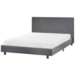 Cama tecido albi 140 x 200 cm cinzento