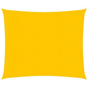 vidaXL toldo de vela amarillo hdpe 160 g/m² 3x3 m