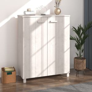 Sapateira hamar 85x40x108 cm pinho maciço branco
