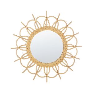 Espelho telakia 60 cm 60 cm rattan natural