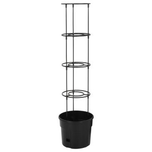Vaso para cultivo de tomate ø29,5x115 cm polipropileno antracite