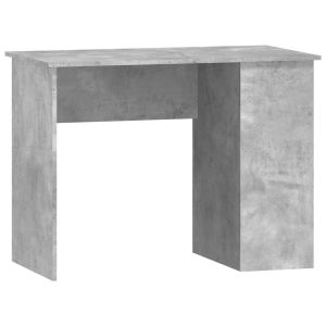 Secretária 100x55x75 cm derivados de madeira cinzento cimento