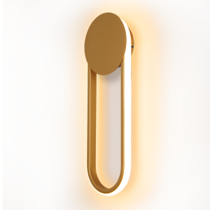 Nettlife aplique dourado LED 41.5x14