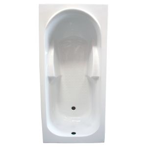 Ondee - banheira fany - 160x70cm - abs e acrílico reforçado 3mm - branco