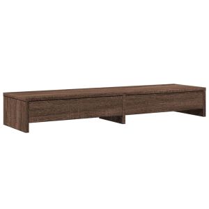 Soporte para monitor mueble de escritorio con cajones madera