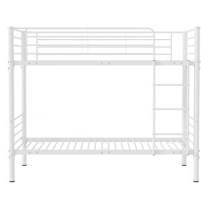 Beliche "adam" - 90 x 190 cm - metal - branco