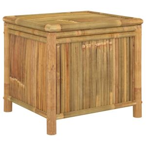 Caixa de arrumação para jardim 60x52x55 cm bambu