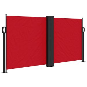 Toldo lateral retrátil 120x1200 cm vermelho