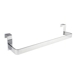Kibath 36cm toalheiro sem furadeira em aço inoxidável cromado polido