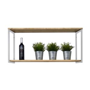 Estante icub 2 prateleiras 30x100 branco