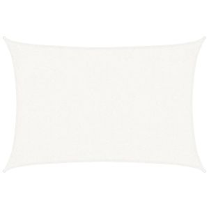 vidaXL toldo de vela hdpe blanco 160 g/m² 2x3 m