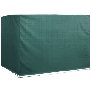 Capa de proteção móveis de jardim pe verde 215x155x150 cm