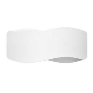 Lámpara de pared tila 1 blanco acero 30x13x11cm