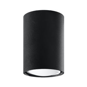Lámpara de techo lagos 1 negro acero 6x10x6cm