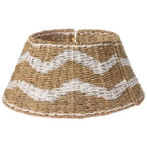 Saia para árvore de natal hiver 51 cm aLGa natural