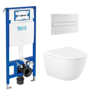 Pack roca duplo one + sanita ona 53 + pl7 branco mate