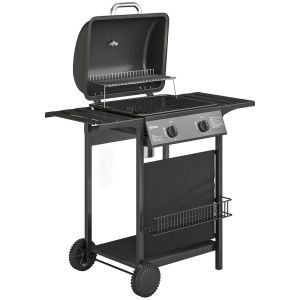 Barbecue a gá 99x56x95 cm metal, tecido oxford 600d Outsunny