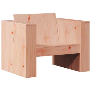 vidaXL sofá de jardín madera maciza douglas 79x60x62 cm