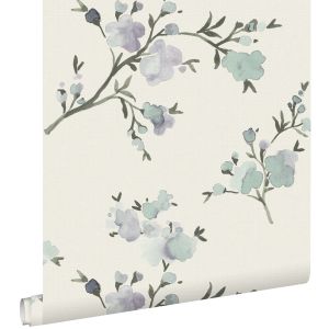 Estahome papel de parede   flores de cerejeira 53 cm x 10.05 m 148715