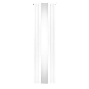 Radiador coluna oval com espelho | 1800mm x 500mm | branco
