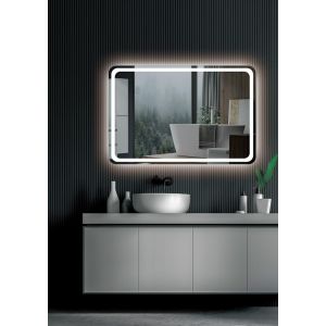Espelhos de casa de banho LED retroiluminados com luz  fria de 60 x 80 cm