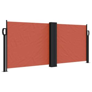 Toldo lateral retrátil 100x600 cm terracotta
