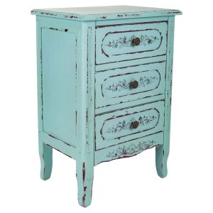 Mesinha madeira azul 46x32.5x67