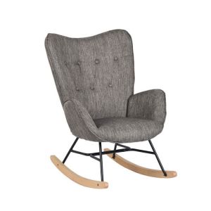 Meubles cosy poltrona de balanço de amamentação escandinava com braços em t