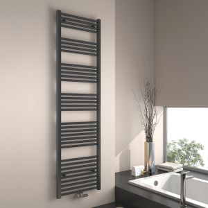 Emke toalheiro água quente antracite 180x50 cm, 739 w