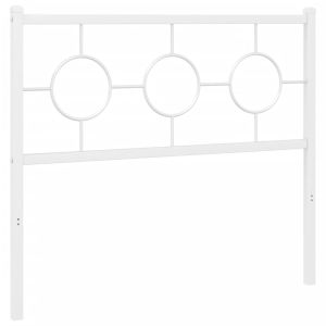 vidaXL cabecero de metal blanco 100 cm