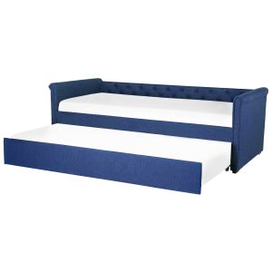 Cama gavetão tecido libourne 80 x 200 cm azul marinho