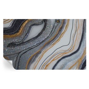 Papel de parede adesivo ondas de pedra 416x254 tulup