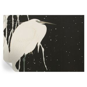 Papel de parede vinílico pássaro de inverno 208x146 tulup