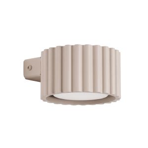Apliques aura 1 taupe alumínio 10x6x12cm