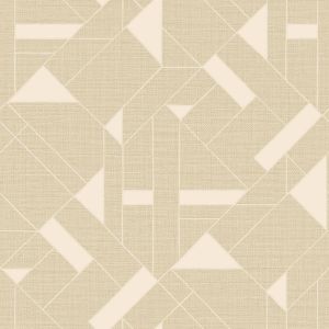 Zambaiti papel de parede motivo gráfico bege - 70 cm x 10.05 m - 662177