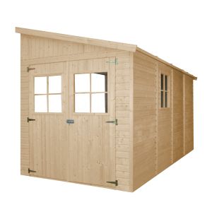 Galpão de madeira  8 m² - H243 x 416 x 216 cm - TIMBELA M340