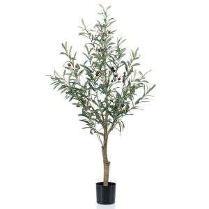 Emerald oliveira artificial com vaso plástico 115 cm