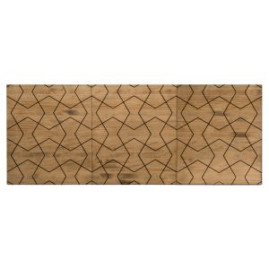 Cabeceira da cama. Modelo óptico. 180x60