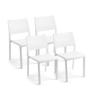 Conjunto de 4 cadeiras de exterior shine